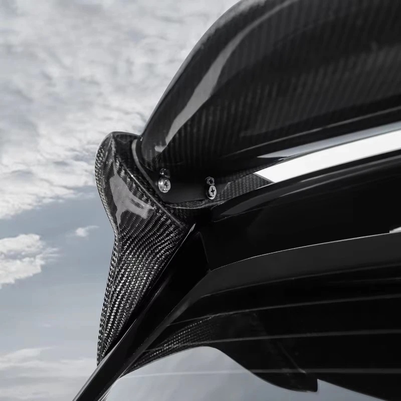 Carbon Fiber Rear Car Trunk Spoiler Empennage for Golf 7 Mk7 Rear Bumper Diffuser Trim